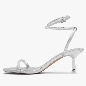 Aldo women’s dime shoes size 8 silver